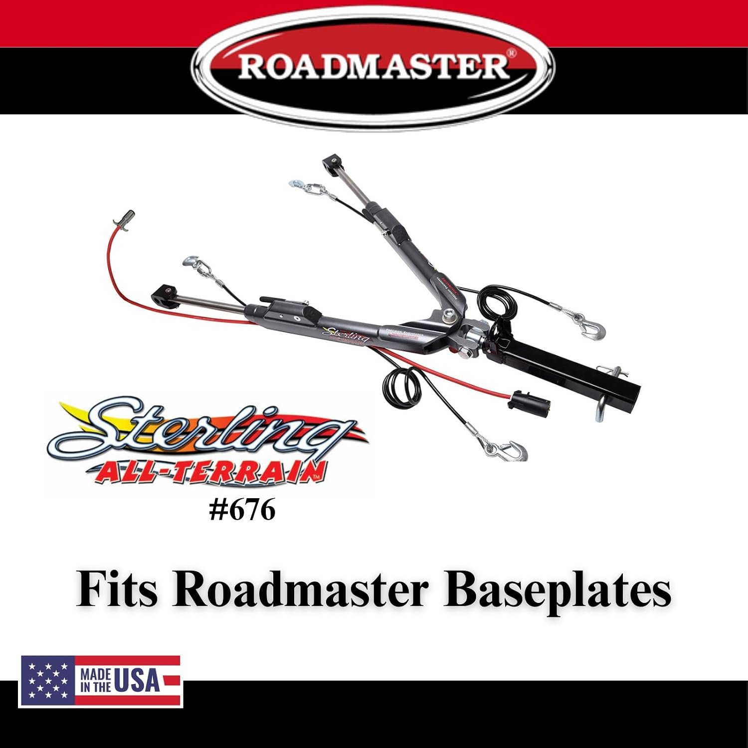 Roadmaster 576 Sterling All-Terrain Tow Bar – 8000 lb Capacity Aluminum RV Tow Bar with Integrated Cables and Freedom Latch - Image 2