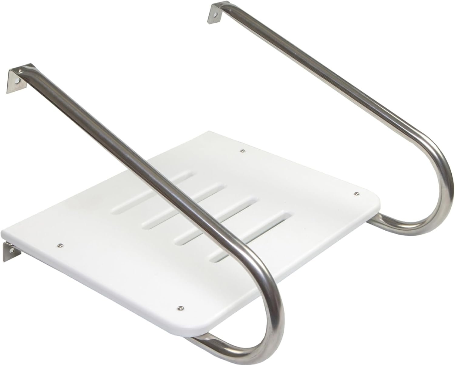 Whitecap 67901 White Poly Swim Platform Kit – Inboard Boat Boarding Platform with Non-Skid Surface - Image 2