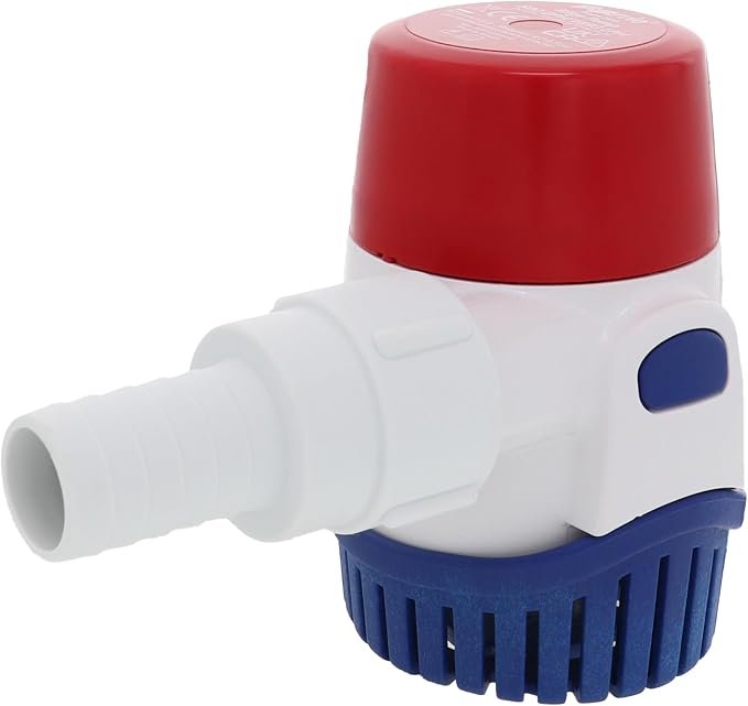Rule 25DA Standard Bilge Pump – 500 GPH 12V Submersible Marine Water Removal System