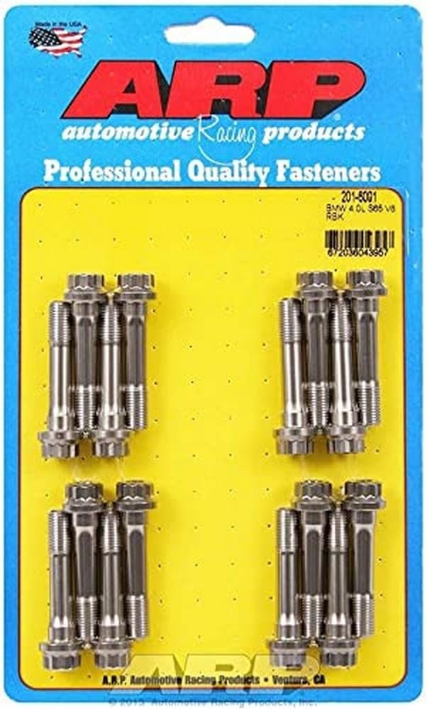 ARP 201-6001 BMW S65 V8 Rod Bolt Kit – High-Strength Connecting Rod Bolts for BMW 4.0L Performance Engines
