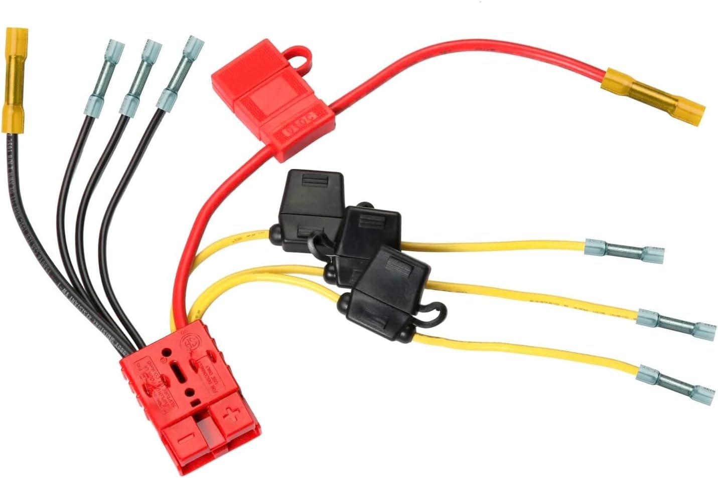 Connect-Ease RCE12VB4F Fused Multi 4 Accessory Connector – Four-Port Marine Electronics Hub with Integrated Fuses