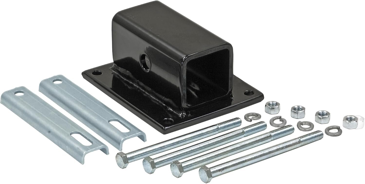 Buyers Products RVA24 RV Bumper Receiver Adapter – Fits 4in Square RV Bumpers with 2in Receiver Tube and 200 lb Tongue Weight - Image 4