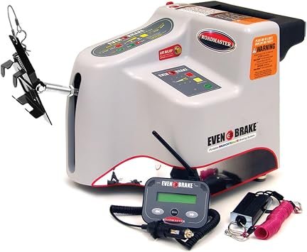 Roadmaster 9400 Even Brake Portable Braking System – Proportional Supplemental RV Towed Vehicle Brake with Wireless Monitoring