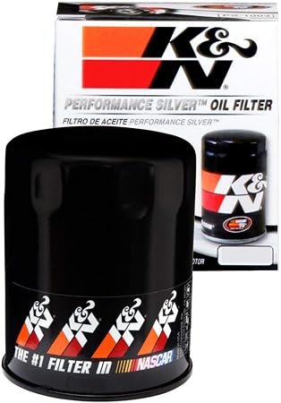 K&N PS-1002 Pro Series Oil Filter – Synthetic Blend Spin-On Oil Filter for High-Flow Engine Protection