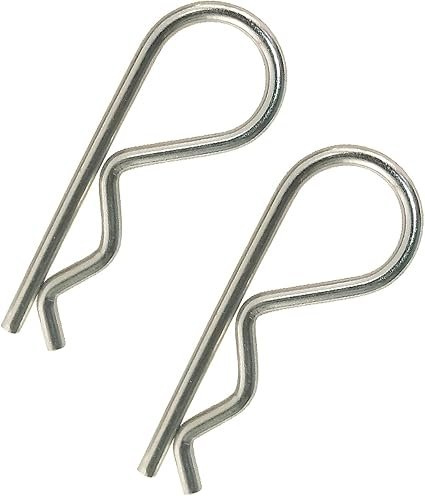 Husky Towing 34853 Sway Control Spring Clip Set – 3-1/4 in Steel Clips – Pack of 2 Replacement Pins