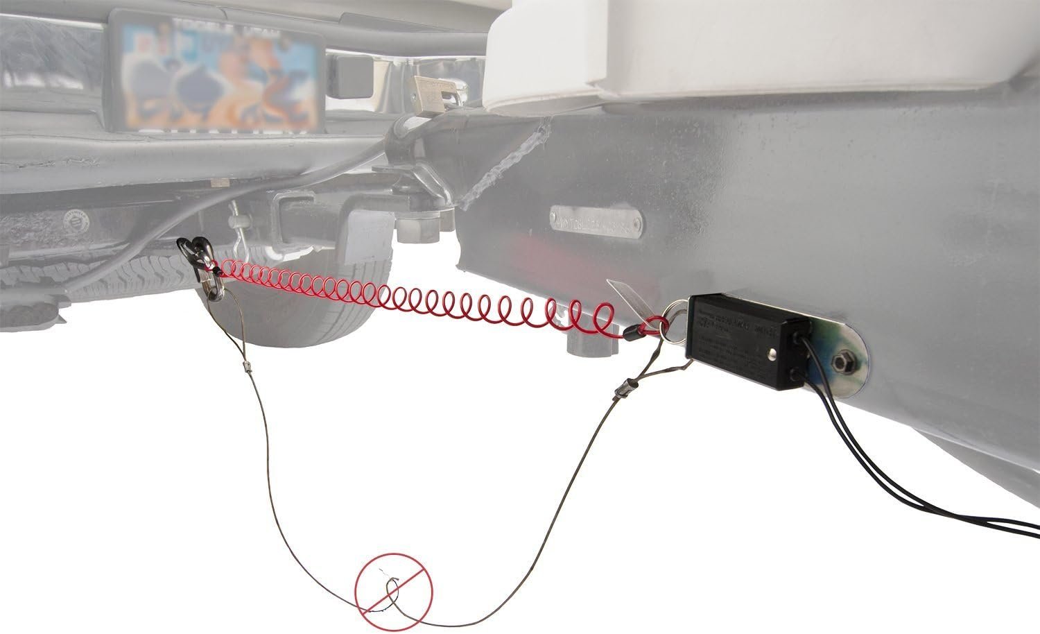 Equal-i-zer 80012140 Fastway ZIP Breakaway Cable – 4ft Coiled Safety Cable with Switch Pin for Trailer Brakes - Image 2