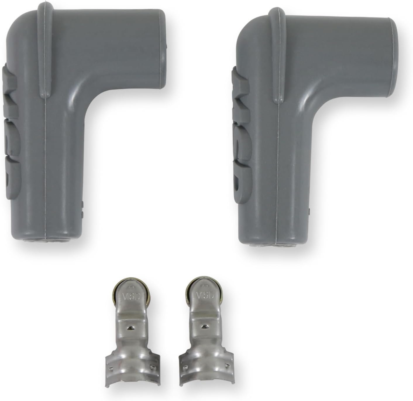 MSD 3311 Spark Plug Boots & Terminals Kit – 90 Degree Plug Boots with Terminals, 2-Pack Ignition Wire Set - Image 3