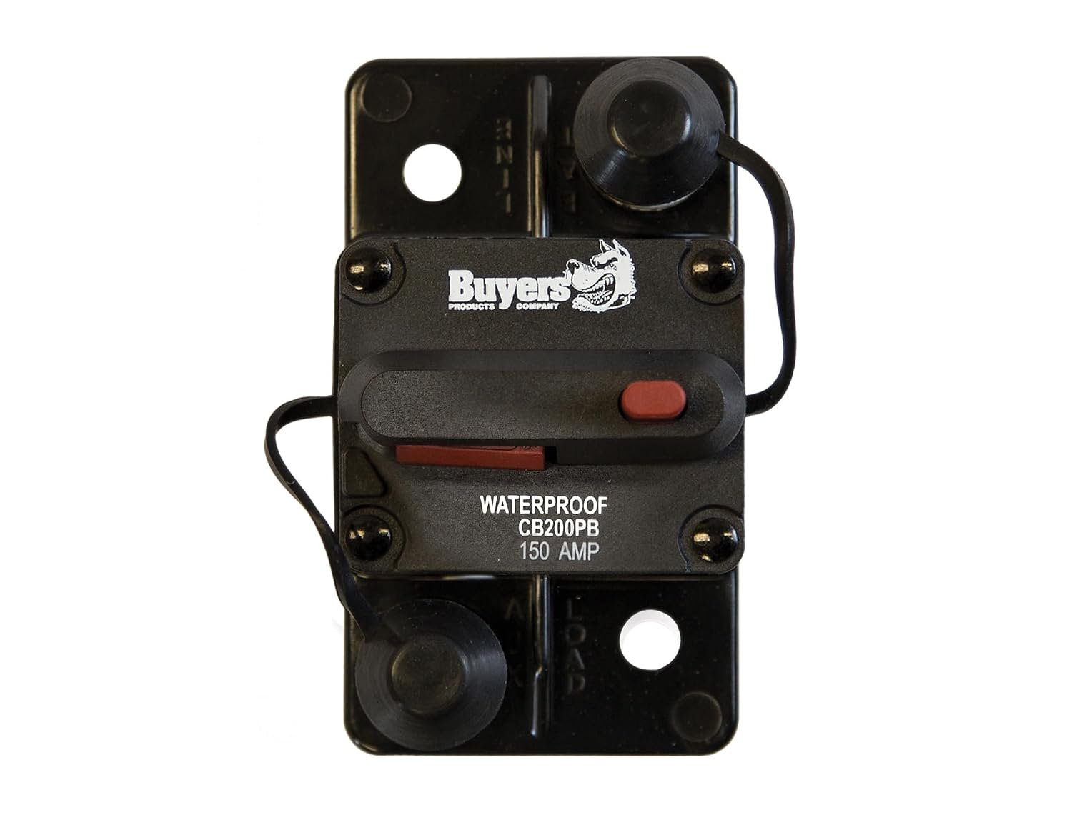 Buyers Products CB151PB Push-to-Trip Circuit Breaker – 150 Amp Manual Reset Surface Mount Electrical Protection - Image 2