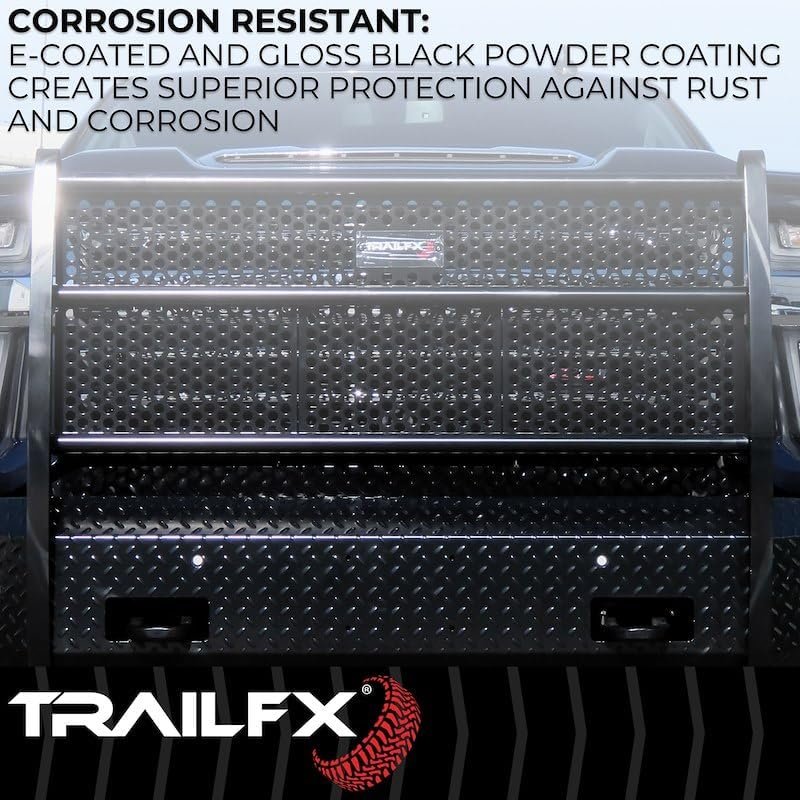 TrailFX FX3005A Full Replacement Front Bumper – Fits Chevrolet HD Trucks – Steel Winch-Ready Off-Road Bumper - Image 3