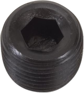 Edelbrock 9126 Pipe Plug – 1/2in NPT Steel Plug for Intake Manifold and Engine Port Applications