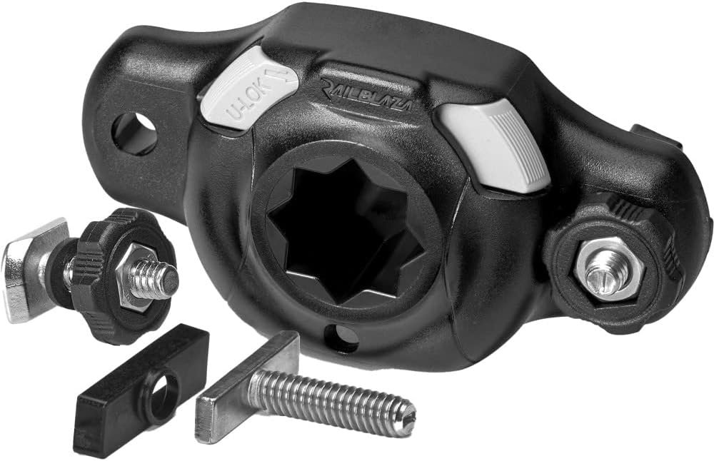 RAILBLAZA 03-4129-11 TracLoader StarPort – Track-Mounted StarPort Base for Kayaks and Boats, Tool-Free Accessory Installation