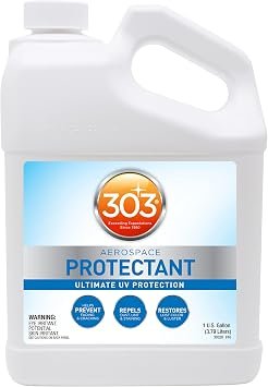 303 Products 30320 Universal Aerospace Protectant – 128 oz UV Protectant for Vinyl, Rubber, Plastic and Marine Surfaces