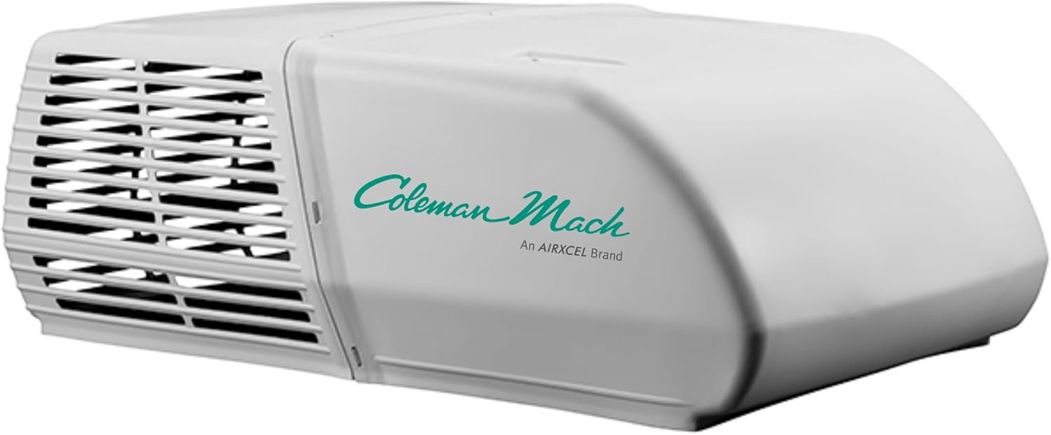 Coleman-Mach 38203-0666 MarineMach Air Conditioner – 13,500 BTU Heavy-Duty Marine Rooftop AC with 320 CFM Airflow
