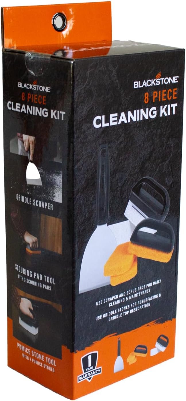 North Atlantic Imports 5463 Griddle Cleaning Kit – Scraper, Cleaning Pads and Maintenance Tools for Flat Top Griddles - Image 2