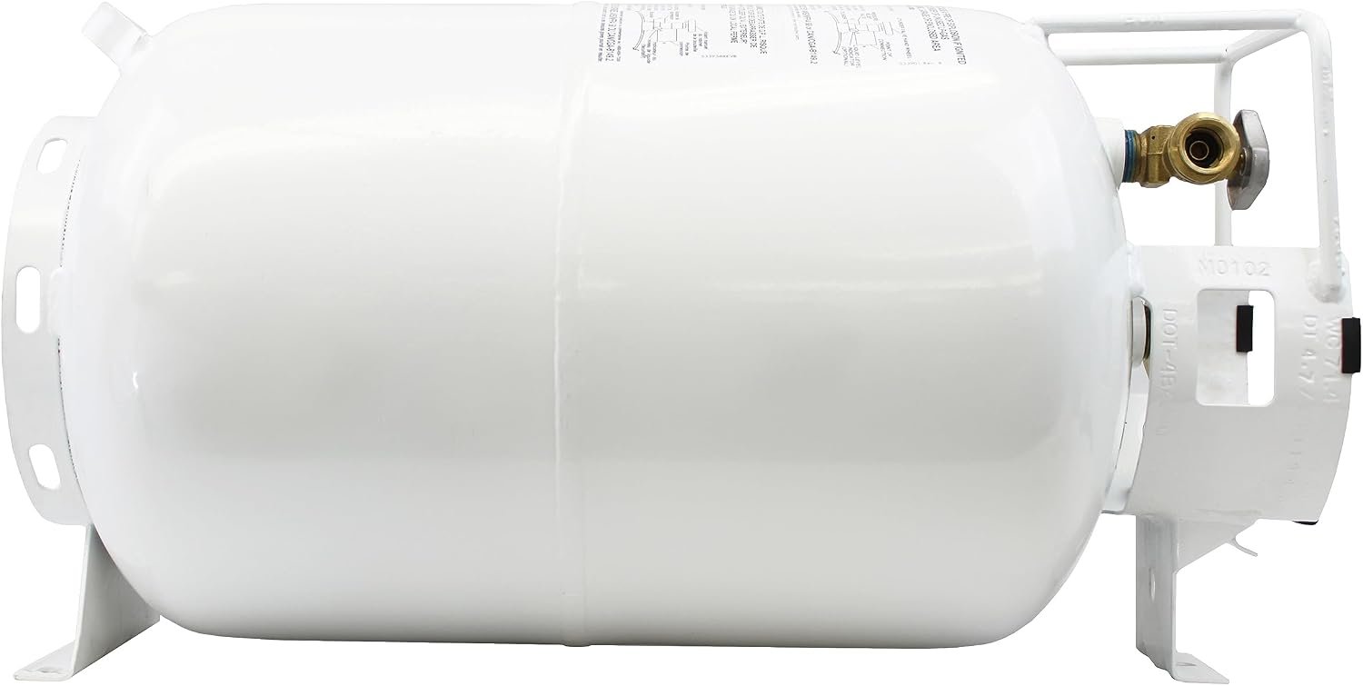Flame King YSN301HZL 30 lb Horizontal Propane Cylinder – DOT-Approved Steel LP Tank with Horizontal Mount Design - Image 6
