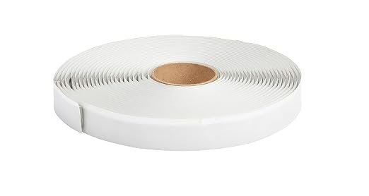 Dicor BT18341 Butyl Tape – 1/8in Thick x 3/4in Wide x 30ft White Sealing Tape for RV Windows, Vents & Trim