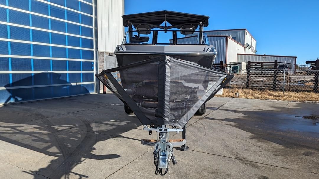RockGard 743675 Pickle Fork Boat Shield – Trailer-Mounted Debris Protection for Catamaran and Pickle Fork Hull Designs - Image 2