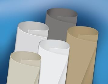 Dicor DFII95W45 DiFlex II TPO Roofing Membrane – 9.5ft x 45ft Polar White UV-Resistant RV Roof Material