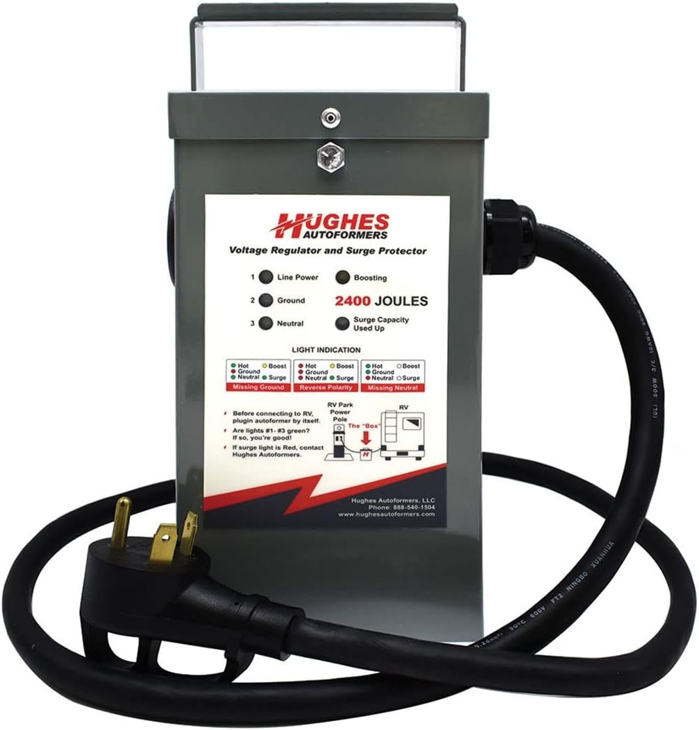 Hughes Autoformers RV2130SP 30 Amp Voltage Booster and Surge Protector – Automatic Voltage Boost with Integrated Protection - Image 2