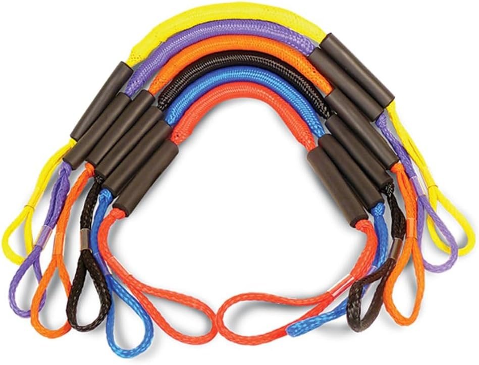 Greenfield DB5RB Dock Buddy Stretch Dock Line – 5ft Royal Blue Elastic Dock Rope for Boats up to 22ft