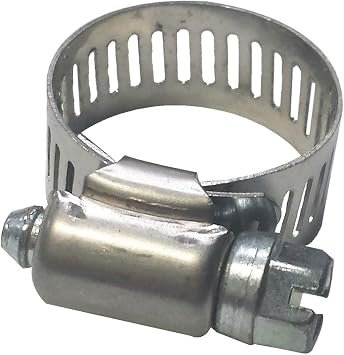 Valterra H030020BU Hose Clamp – 3/8in to 7/8in Adjustable Stainless Steel Clamp for RV and Plumbing Applications