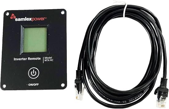 Samlex NTX-RC Remote Control Panel – Flush-Mount Inverter Remote with LED Status Indicators for NTX Series Inverters