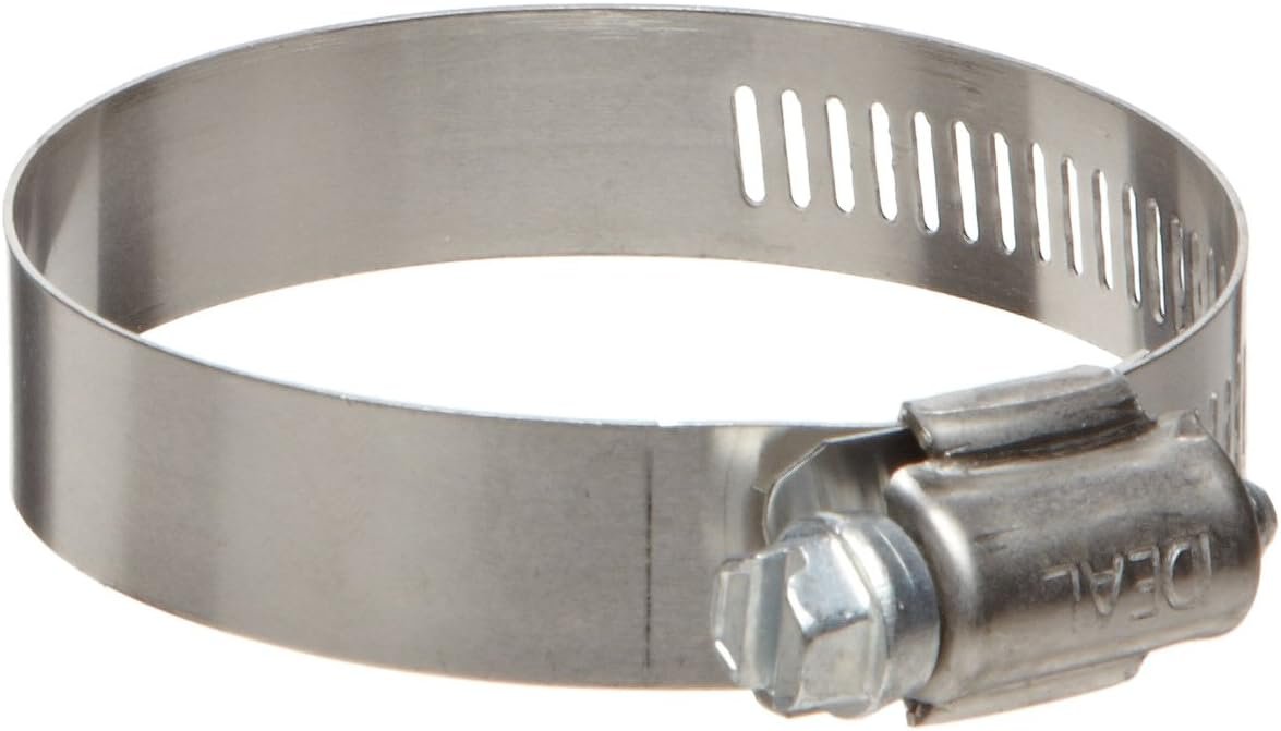 Ideal-Tridon 5072051 Hose Clamp – SAE Size 72, Worm Drive Design, Large-Diameter Hose Fastener for Industrial and Fleet Applications