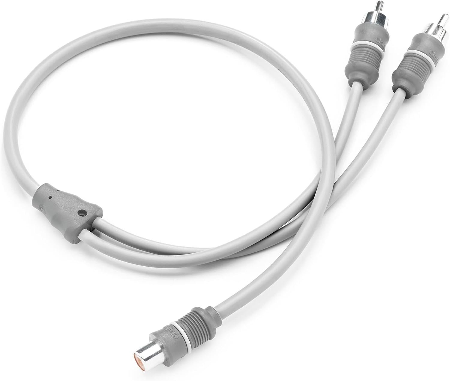 Clarion 92798 Twisted-Pair Marine Audio Y-Adaptor – Corrosion-Resistant Audio Splitter with Noise-Control Construction