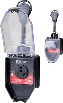 Progressive Industries SSP-30XL Portable RV Surge Protector – 30 Amp Electrical Surge Protection Device