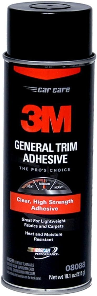 3M 8088 Super Trim Adhesive Aerosol – 24 oz High-Strength Interior Trim, Headliner & Insulation Adhesive