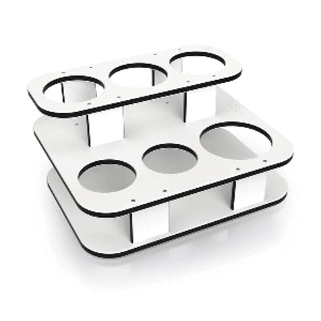 Magma T10-535 Square Double Stack Side Caddy Table – Grill Work Surface and Storage Accessory