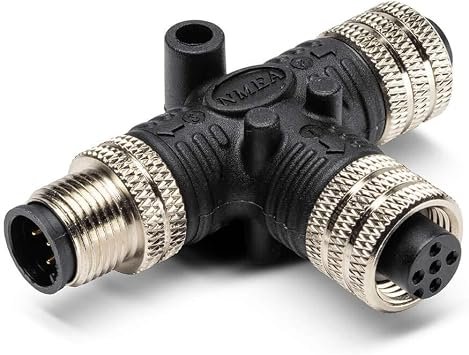 Humminbird 760038-1 NMEA 2000 T Connector – Backbone Network Junction for Marine Electronics Integration
