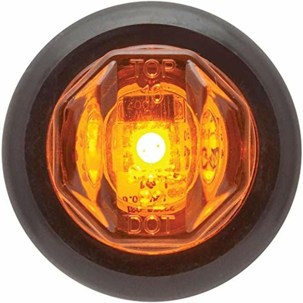 Optronics MCL12AK LED Uni-Light Kit – 1.09in Amber P2 Marker Light with Waterproof Polycarbonate Housing and Grommet - Image 5