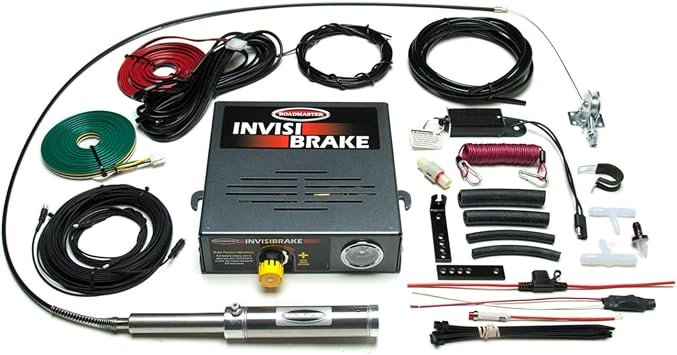 Roadmaster 8700 InvisiBrake Hidden Supplemental Braking System – Automatic RV Towed Vehicle Brake with Battery Charging