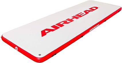 Airhead AHWMA15 Watermat Air – 15ft Inflatable Floating Water Mat with Drop-Stitch Construction and Carry Bag