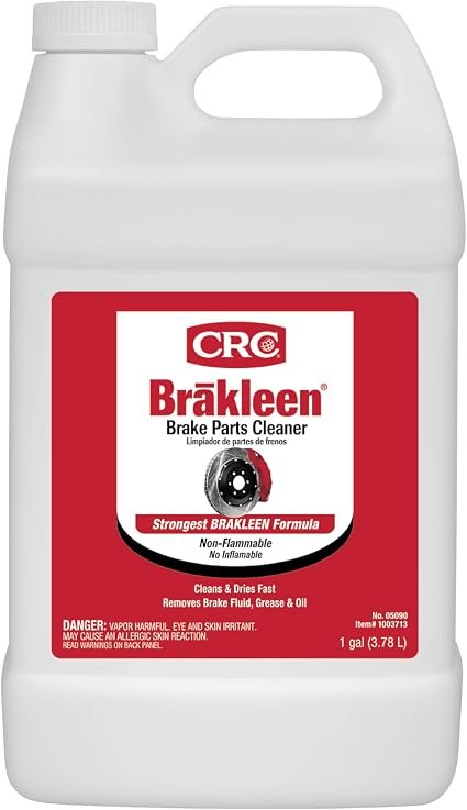 CRC Brakleen 5090 Brake Parts Cleaner – 1 Gallon Professional Degreasing Formula for Brake Components