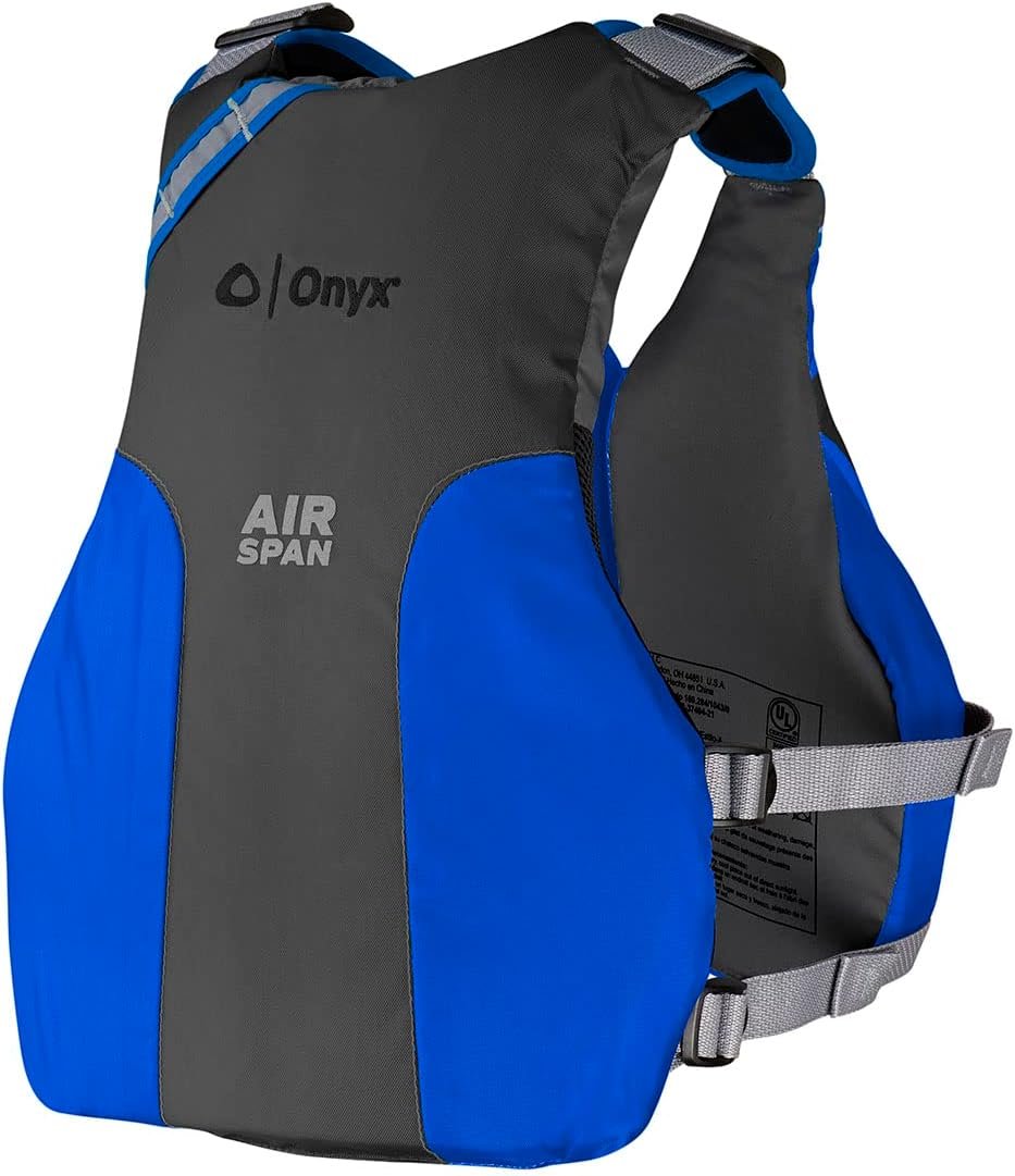 Onyx Outdoor 50002023 Air Span Breeze Kayak Life Vest – MD/LG Paddling PFD with Air Span Ventilation System - Image 4