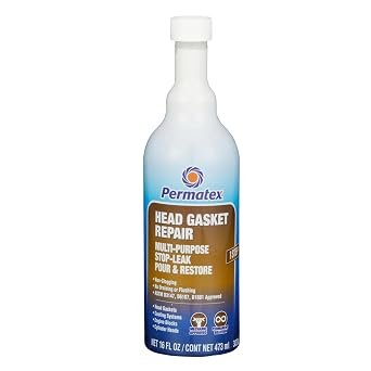 Permatex 30300 Head Gasket Repair – 16 oz Cooling System Sealant for Head Gasket, Heater Core, and Freeze Plug Leaks