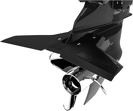 StingRay Classic 2 Senior Hydrofoil Black – Stabilizer Fin for 40 HP and Larger Outboards with Improved Planing and Stability