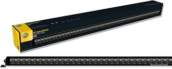 HELLA Black Series 50 Inch Thin LED Lightbar – Dual Row Off-Road Driving Light with Slim Housing and Black Finish