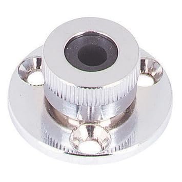 Shakespeare 4184 Chrome-Plated Cable Outlet – Marine Cable Pass-Through Fitting with Corrosion-Resistant Finish