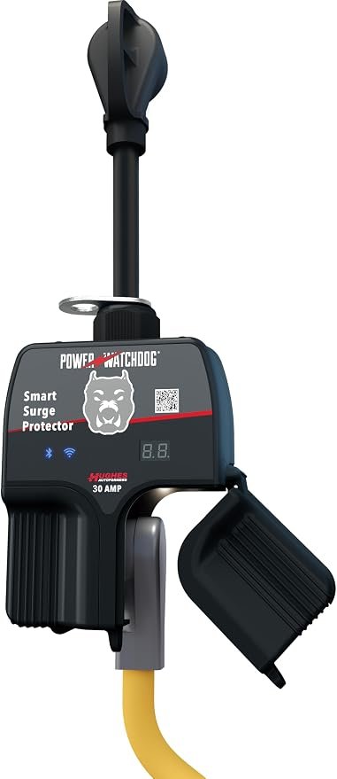 Hughes Autoformers PWD30W Gen II Power Watchdog WiFi RV Surge Protector – 30 Amp Service with WiFi & Replaceable Surge Module