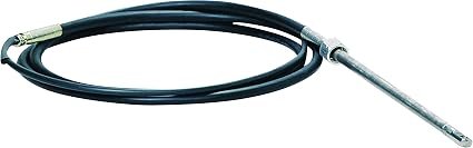 SeaStar SSC6212 Safe-T QC Steering Cable – 12ft Quick-Connect Mechanical Steering Cable for Marine Steering Systems