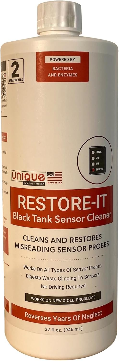 Unique Restore-It 41R1 Black Tank Sensor Cleaner – 32 oz Formula, Two Sensor Restoration Treatments
