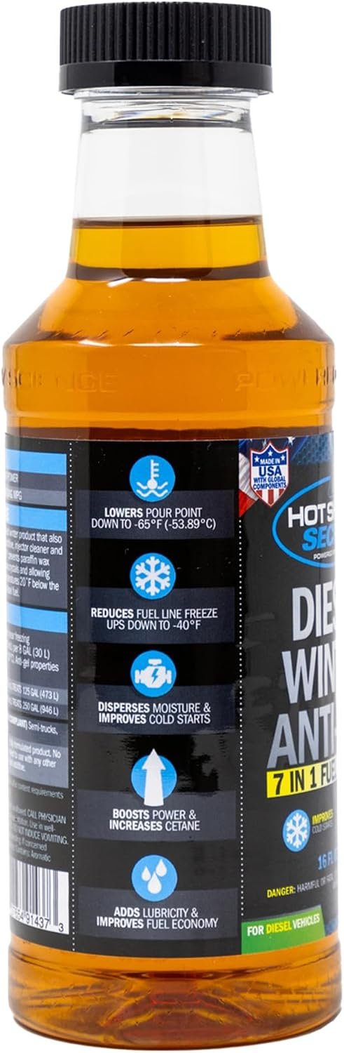 Hot Shot's Secret P403316Z Diesel Winter Anti-Gel – 16oz Round Bottle Fuel Treatment for 125 Gallons and Cold Weather Operation - Image 2