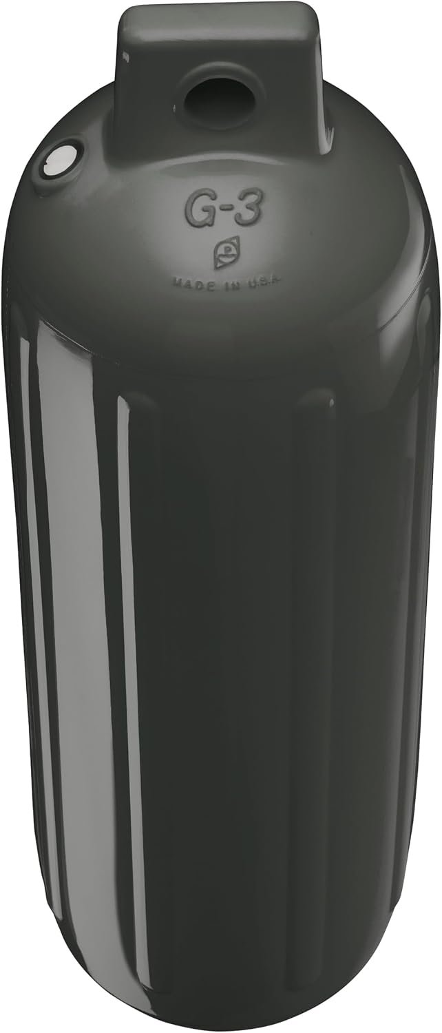 Polyform 55059450 Twin Eye Fender – 5.5in x 19in Marine Boat Fender with Reinforced Twin-Eye Mounting Design - Image 2