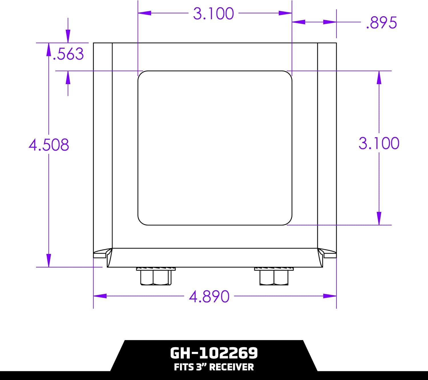 Gen-Y Hitch 3in Bolt-On Anti-Rattle Attachment – Hitch Stabilizer for Reduced Receiver Movement and Noise - Image 4