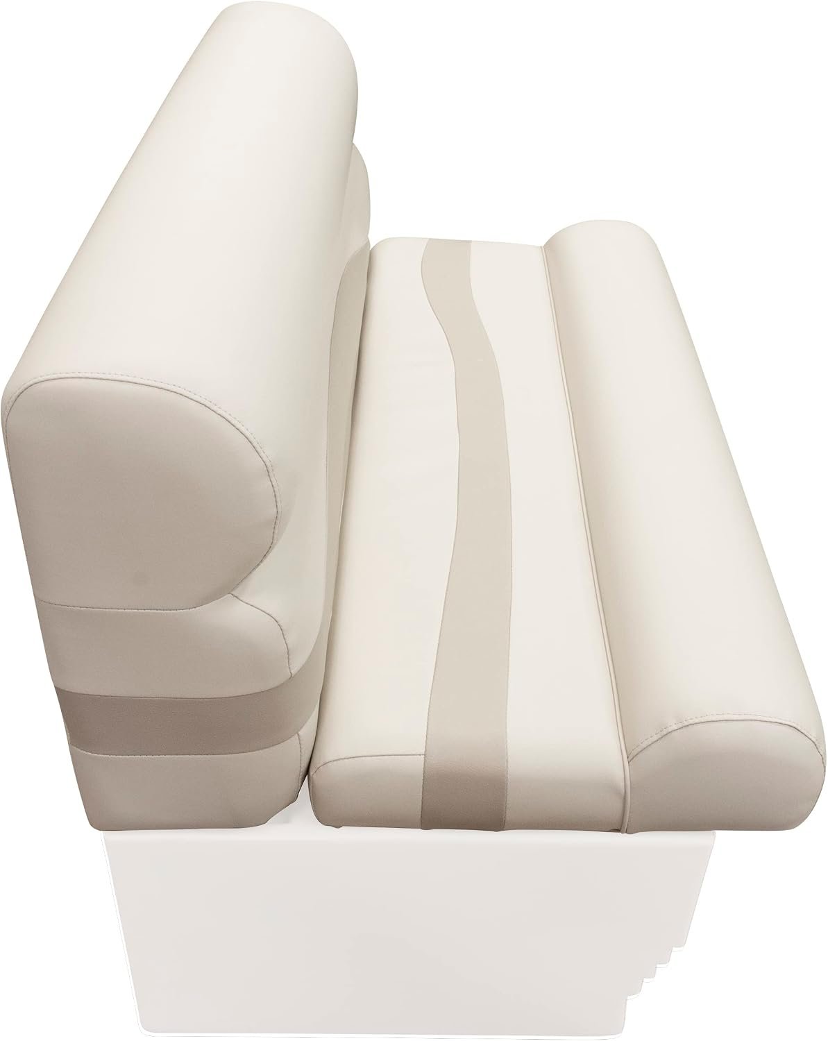 Wise BM11451066 Premier Series 50-Inch Bench Cushion Set – Marine Vinyl Pontoon Seating Replacement in Beige Finish - Image 3
