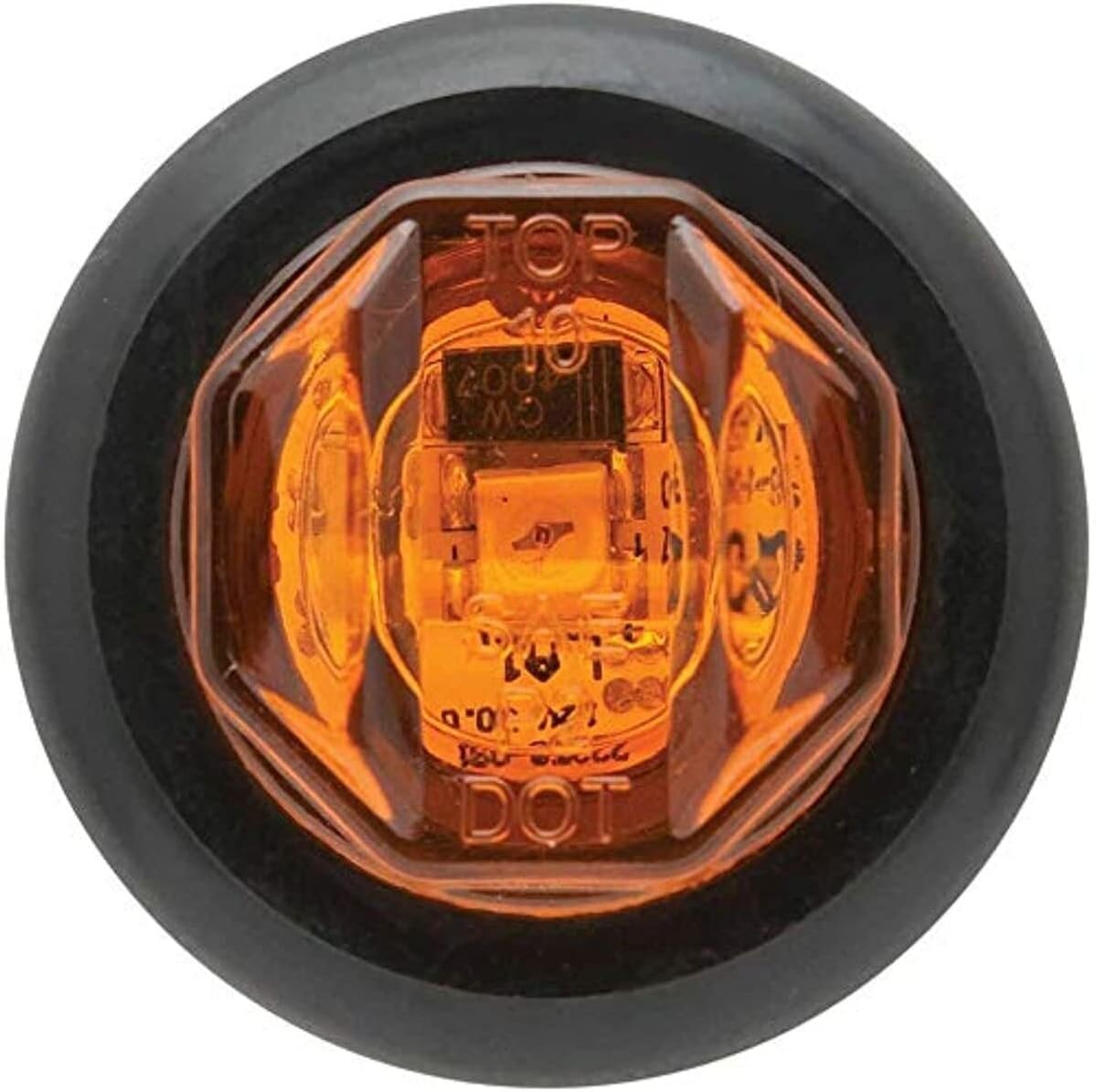 Optronics MCL12AK LED Uni-Light Kit – 1.09in Amber P2 Marker Light with Waterproof Polycarbonate Housing and Grommet - Image 3