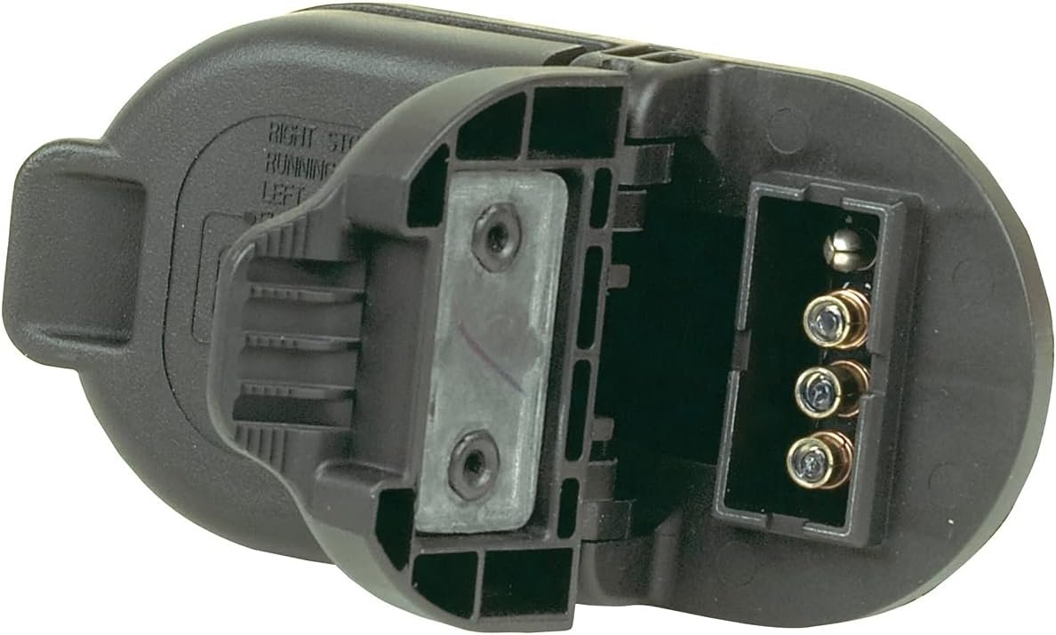 Husky Towing 17363 Multi-Tow OEM Trailer Adapter – 7-Way Round to 4-Way Flat Connector with Snap-Fit Bracket